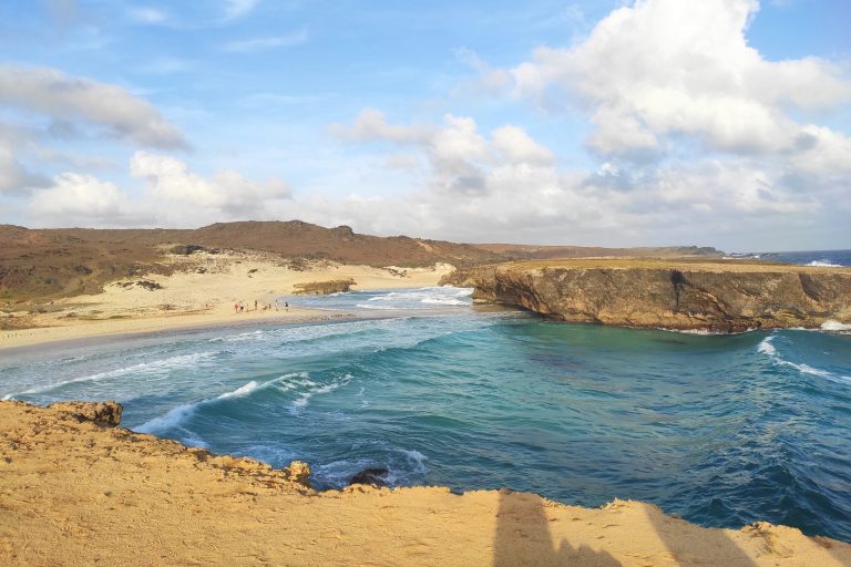 Spectacular bay at Aruba's north coast